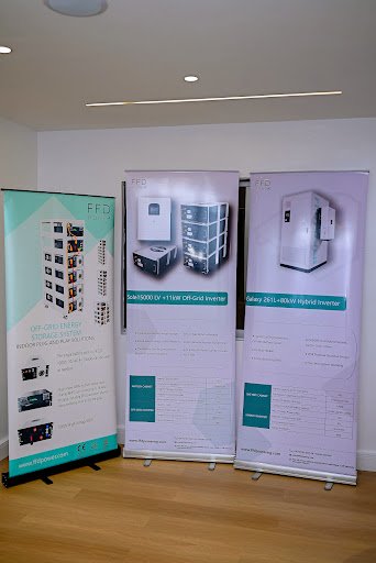 All-in-One battery cabinet — front view